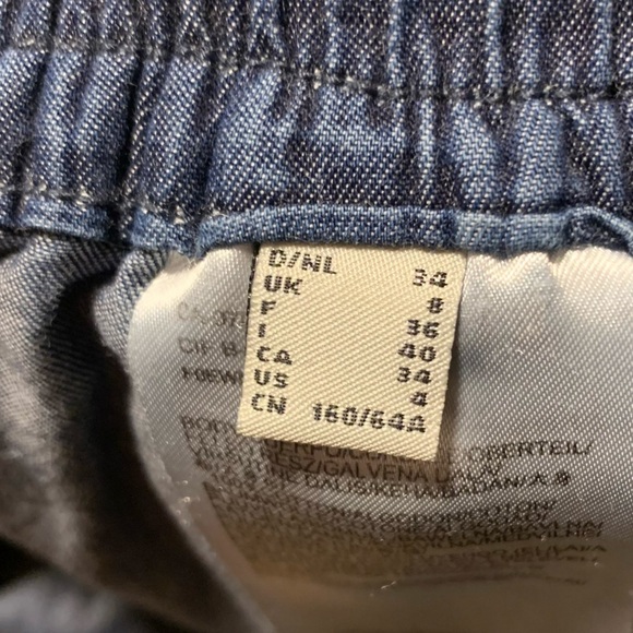 MEXX soft cotton denim pants medium wash straight leg - Picture 8 of 11